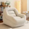 Lazy sofa reclining and sleeping nest small sofa tatami balcony bedroom living room single French retro retro recliner